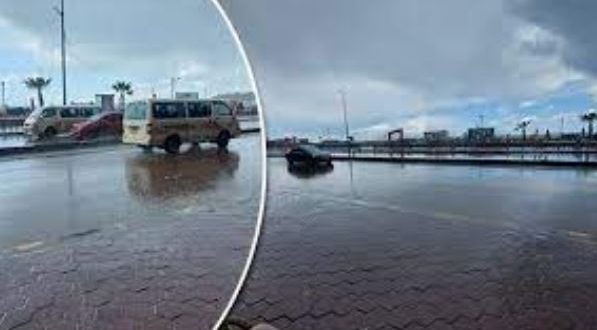 الشمس تختفي على السواحل .. أجواء شتوية شديدة البرودة في الإسكندرية