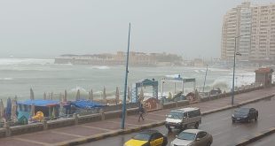 الطقس السيئ يضرب الاسكندرية