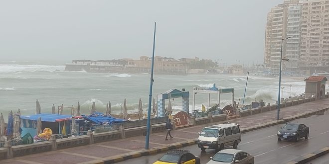الطقس السيئ يضرب الاسكندرية