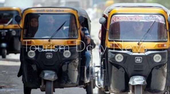 ترقيم التوك توك في قوص شمال الأقصر لتنظيم حركتها وحصر اعدادها