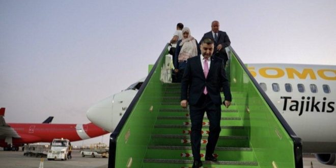 سومون إير تسير رحلات بين طاجيكستان ومطار الملك عبد العزيز بجدة السعودية