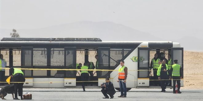 مطار الأقصر ينفذ تجربة طوارئ بسيناريو الإبلاغ عن قنبلة على متن طائرة