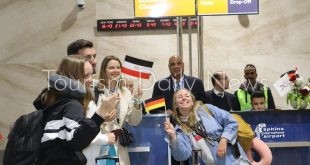 كوندور الألمانية تسير أولى رحلاتها السياحية لمطار سفنكس قادمة من فرانكفورت