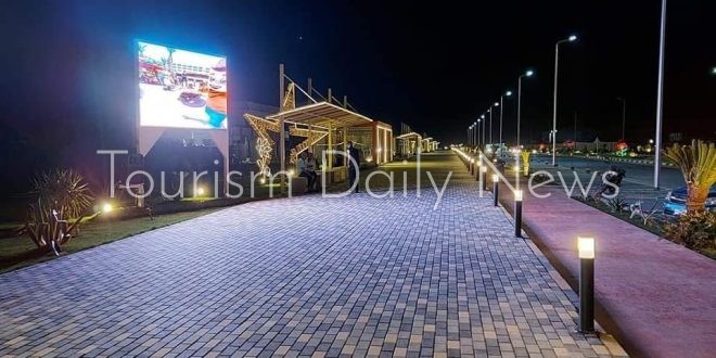 افتتاح ممشى هاواي السياحي بالغردقة مشاركة بين المستثمرين و"البحر الأحمر"