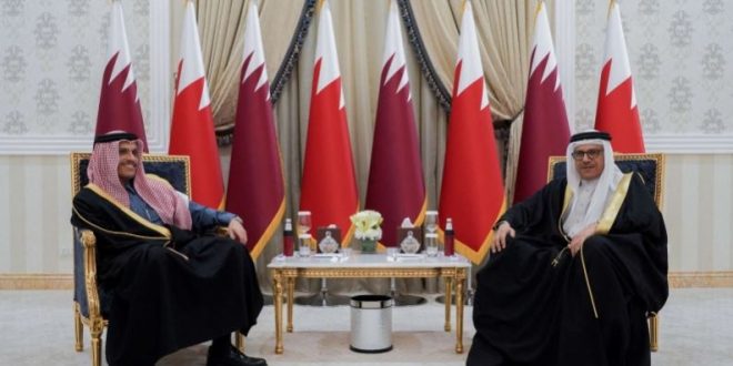 إعادة العلاقات الدبلوماسية بين قطر والبحرين وإنهاء القطيعة مع سوريا وإيران