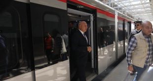 الوزير يتفقد مشروع القطار الكهربائي الخفيف LRT بمحطة عدلي منصور