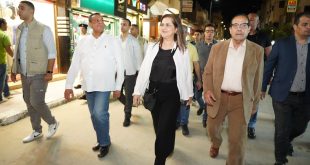 هالة السعيد تتجول في شوارع العريش ليلا وتشيد بالامن والامان