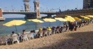 مصايف الإسكندرية تشن حملات موسعة على المنشآت السياحية