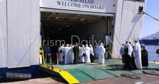 مغادرة آخر أفواج حجاج البر ميناء نويبع على متن العبارة آيلة اليوم