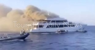 سكاي نيوز : مخاوف بشأن مصير السياح الثلاثة البريطانيين في حريق لنش السفاري