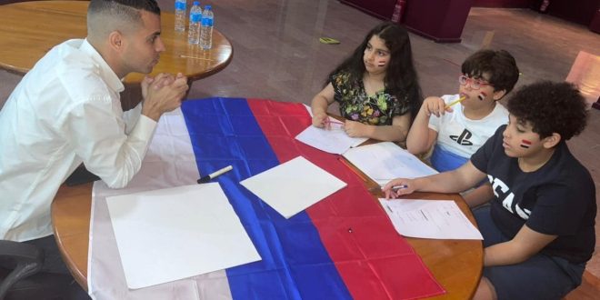 ورشة لتعليم اللغة الروسية للأطفال بمتحف الغردقة