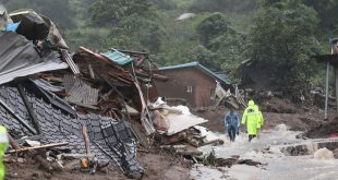 مصرغ 24 شخصاً وفقدان العشرات بسبب الأمطار الغزيرة في كوريا الجنوبية