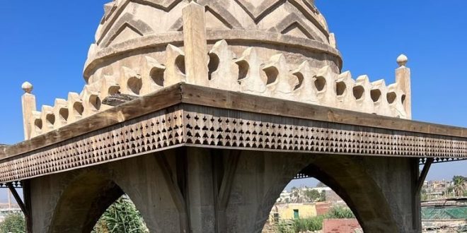 الانتهاء من مشروع فك وإعادة تركيب قبة رقية دودو بمنطقة الإمام الشافعي