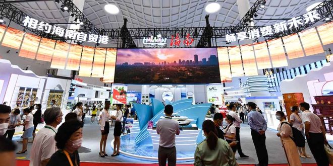 مبيعات متاجر السوق الحرة بهاينان في النصف الأول