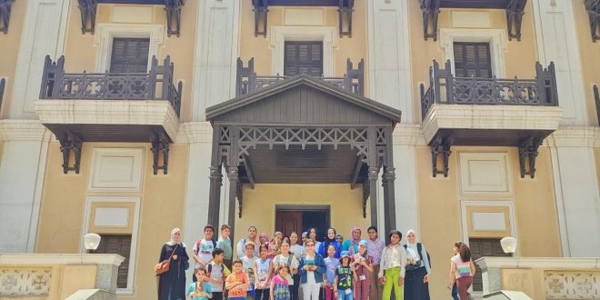 تنشيط السياحة تنظم فعالية توعوية للأطفال بقصر الأميرة خديجة بحلوان