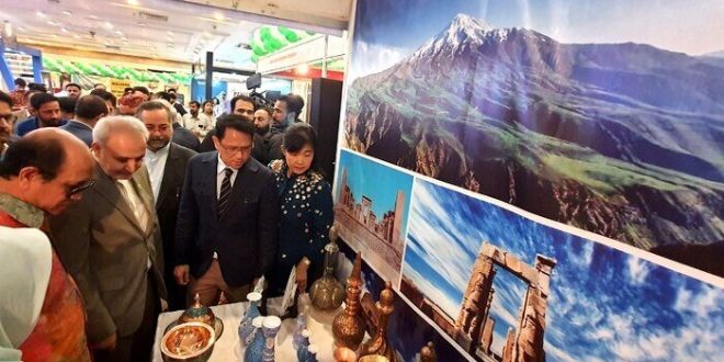 اقبال على جناح ايران في أول معرض للاستثمار السياحي براولبندي الباكستانية