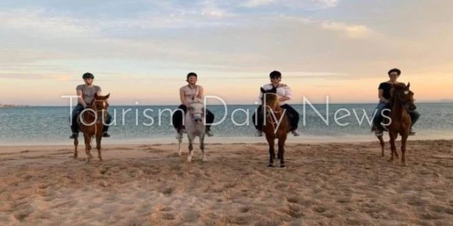 ركوب خيل وشواطئ رملية ساحرة .. زيادة ملحوظة لزوار مدينة الغردقة