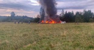 الشرطة الروسية تعلن العثور على جزء من حطام طائرة زعيم قوات فاجنر