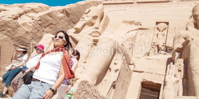 الحركة السياحية الوافدة لمصر