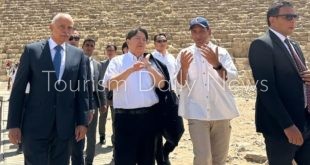 منطقة أهرامات الجيزة تستقبل وزير خارجية اليابان