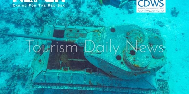 الافتتاح الرسمي لمواقع الغوص الاصطناعية الجديدة بمدينة الغردقة بالبحر الأحمر