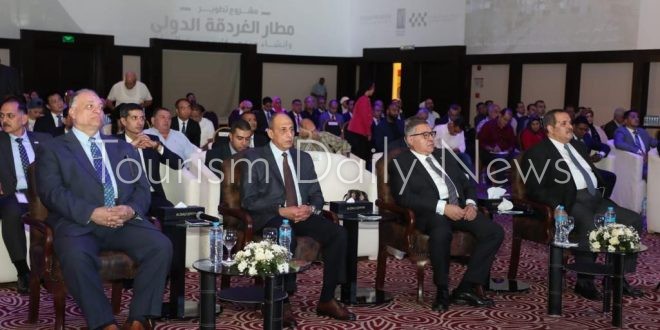 حلمي يشهد مشروع تطوير مطار الغردقة وإنشاء مبنى ركاب صديق للبيئة
