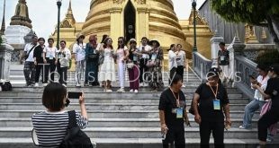 الحكومة التايلاندية تمنح السياح الصينيين الدخول لأراضيها بدون تأشيرة