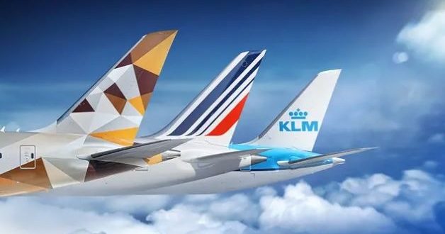 اتفاق بين إيرفرانس كي إل إم والاتحاد للطيران في نقل الركاب والصيانة