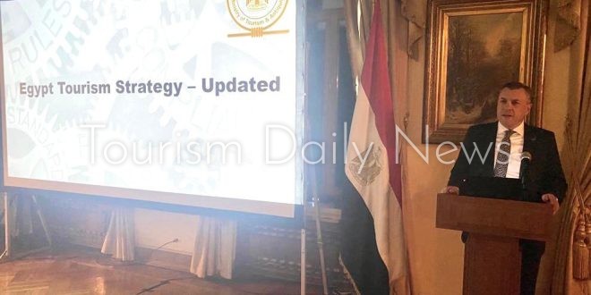 وزير السياحة يشارك في حفل استقبال على شرف زيارته للعاصمة الروسية موسكو