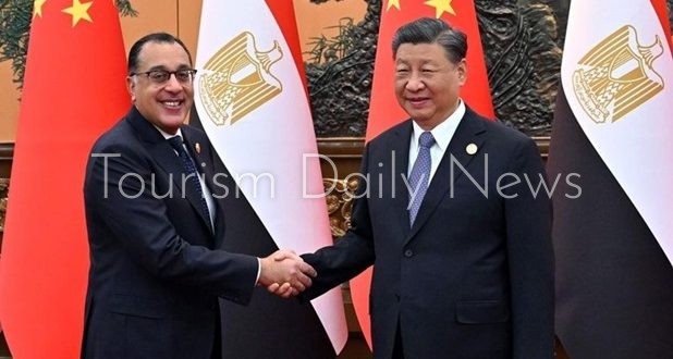 السياحة حاضرة في لقاء الرئيس الصيني مع مصطفى مدبولي بقاعة الشعب ببكين