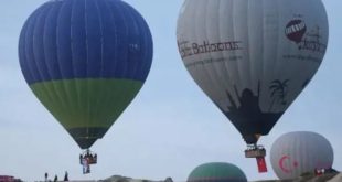 جولات منطاد الهواء تتوقف بسبب الأمطار في كابادوكيا