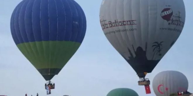 جولات منطاد الهواء تتوقف بسبب الأمطار في كابادوكيا