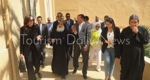 وفد تنسيقية شباب الأحزاب يتفقد نقاط مسار العائلة المقدسة بوادي النطرون