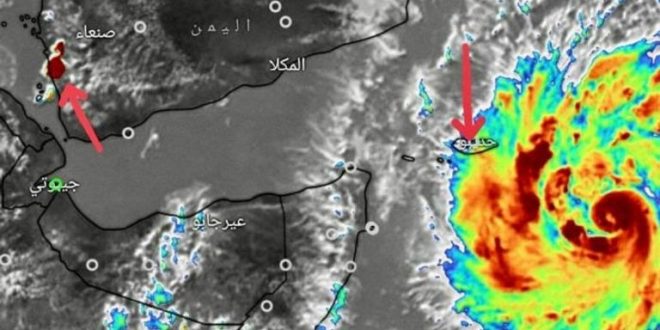 الأرصاد الجوية تحذر من قوة إعصار تيج فى بحر العرب .. غداً