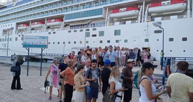 ميناء بورسعيد يستقبل السفينة السياحية العملاقة NORWEGIAN GEM جوهرة النرويج