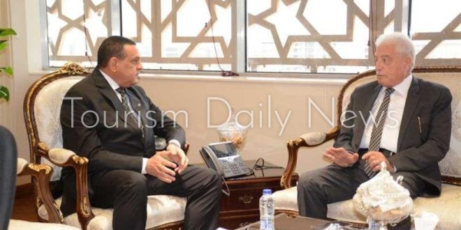 اللواء هشام آمنة وزير التنمية المحلية، اللواء خالد فودة محافظ جنوب سيناء