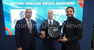 مصر للطيران للخدمـات الأرضية توقع عقد جديد مع وكيل الخدمة TAS