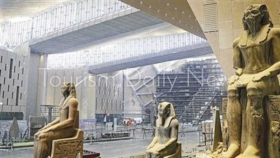 فتح الدرج العظيم بالمتحف الكبير للزيارة غد الجمعة لاختبار التشغيل التجريبي