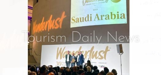 السعودية تحصل على الجائزة الذهبية كأكثر الوجهات الجاذبة للسياح عام 2023