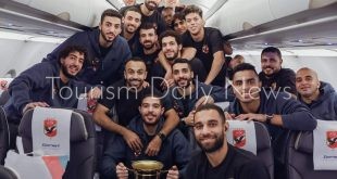 مصرللطيران تهنئ الأهلي بالسوبر وتسير 3رحلات لأبوظبي لعودة الفريق والجماهير