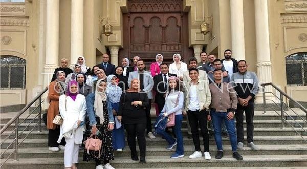 المجلس العربى للاتحاد العام للآثاريين العرب يستضيف طلاب من روسيا