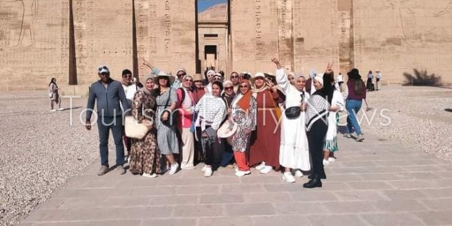 الفوج الرابع من رحلات قطار الشباب إعرف بلدك يصل إلى إلى الأقصر