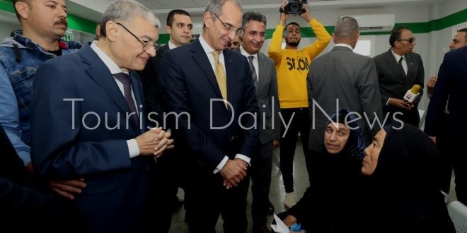 افتتاح مكتب بريد مطاى بعد تطويره وتزويده بأحدث الأنظمة والحلول التكنولوجية