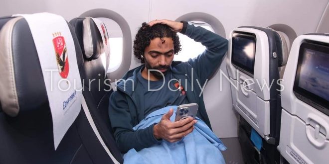 مصر للطيران تسير رحلة خاصة لنقل بعثة النادي الأهلي إلي دار السلام