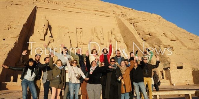رحلة تعريفية لـ 200 شركة سياحة فرنسية بمصر بكل من الأقصر وأسوان وأبو سمبل
