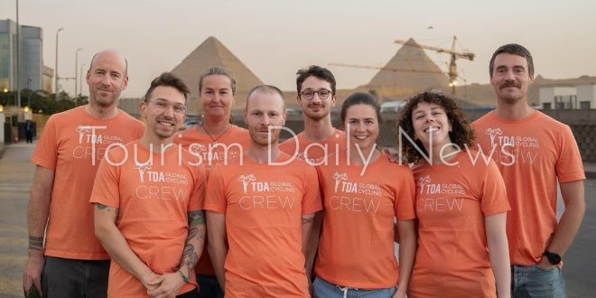انطلاق رحلة طواف أفريقيا 2024 من أمام أهرامات الجيزة وماراثون مصر بالأقصر
