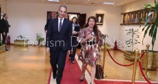 طلعت يلتقى السفيرة الأمريكية بالقاهرة لزيادة التعاون مع الولايات المتحدة