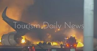 اصطدام طائرة باليابان يلغي 400 رحلة جوية من وإلى مطار هانيدا