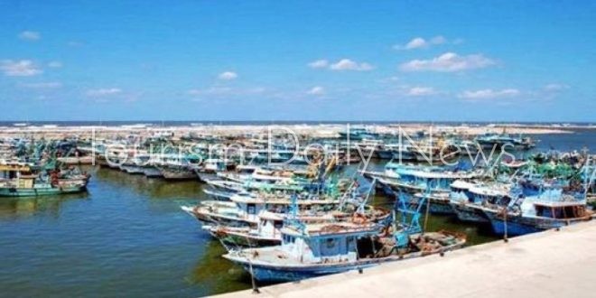 استمرار إغلاق ميناء الصيد بالبرلس وتوقف حركة الملاحة في البحر المتوسط