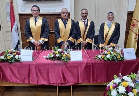 رئيس محكمة استئناف نجع حمادي يحصل علي درجة الماجستير في الملكية الفكرية
